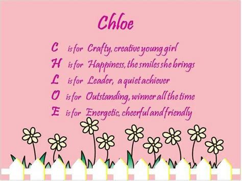 is chloe a girl name